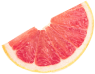 floating grapefruit slice